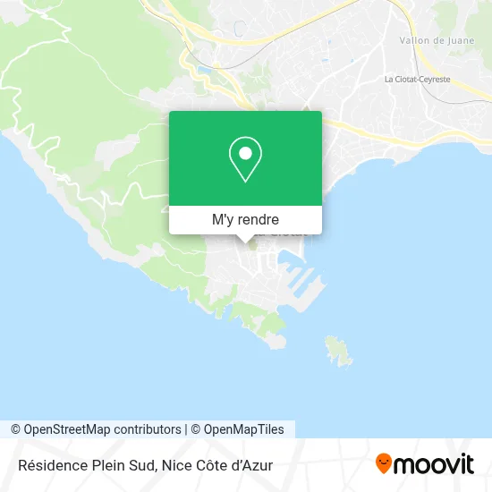 Résidence Plein Sud plan