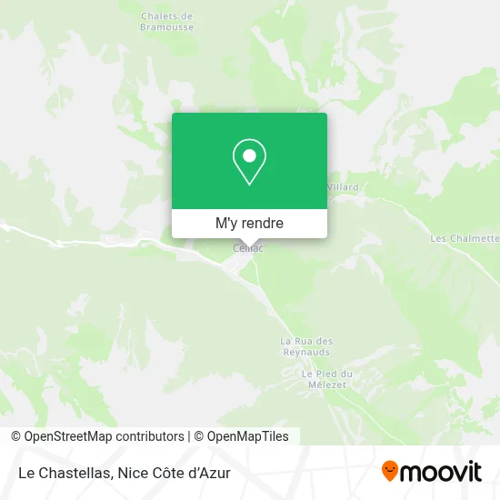 Le Chastellas plan