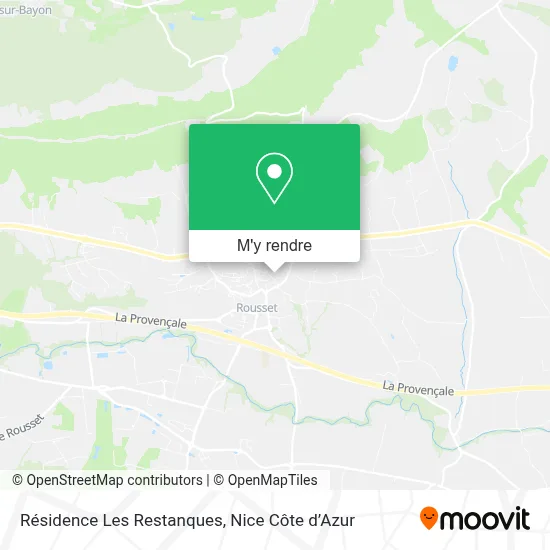 Résidence Les Restanques plan