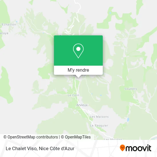 Le Chalet Viso plan