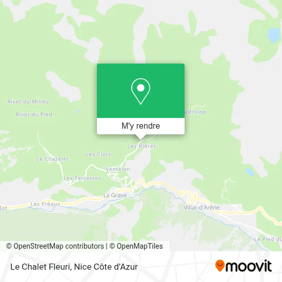 Le Chalet Fleuri plan