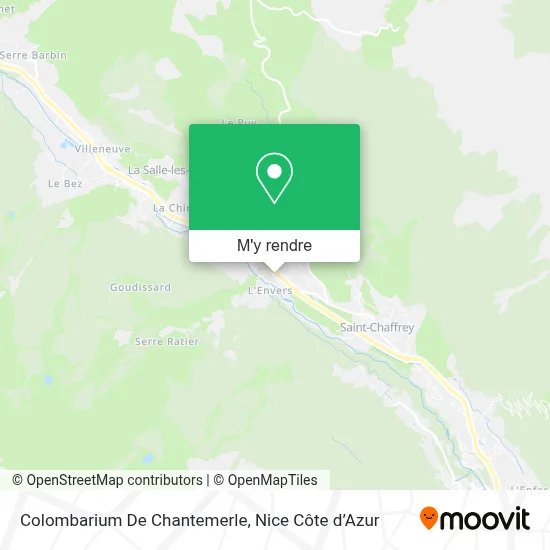 Colombarium De Chantemerle plan