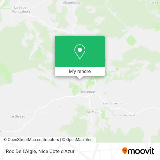 Roc De L'Aigle plan
