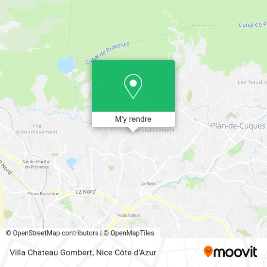 Villa Chateau Gombert plan
