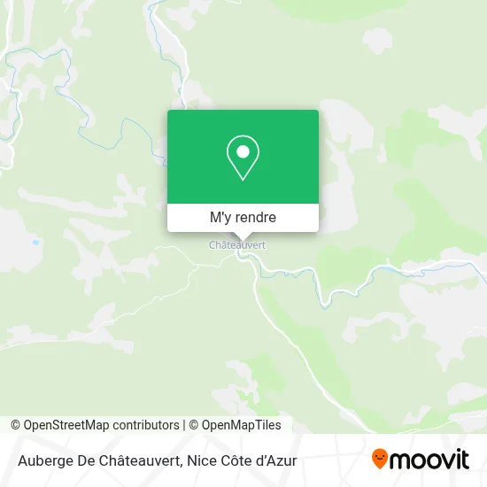 Auberge De Châteauvert plan