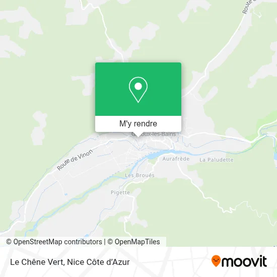 Le Chêne Vert plan