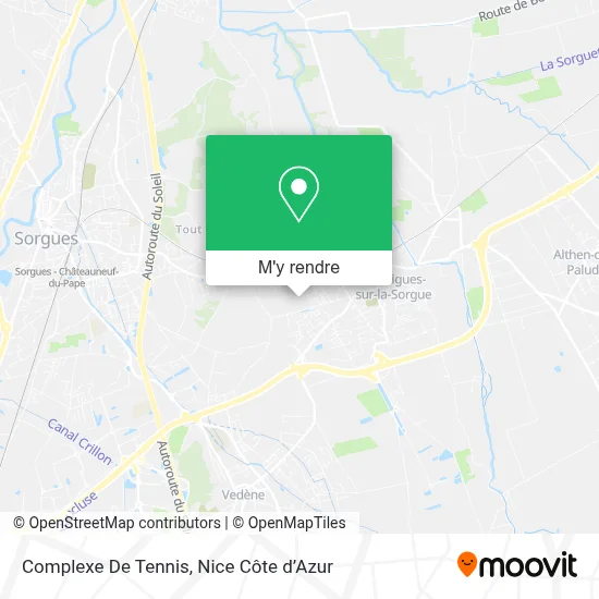 Complexe De Tennis plan