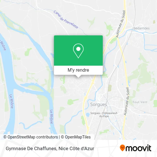 Gymnase De Chaffunes plan
