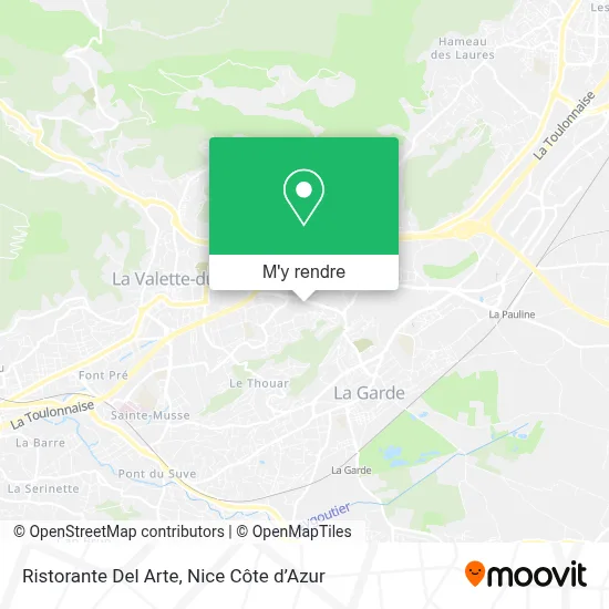 Ristorante Del Arte plan