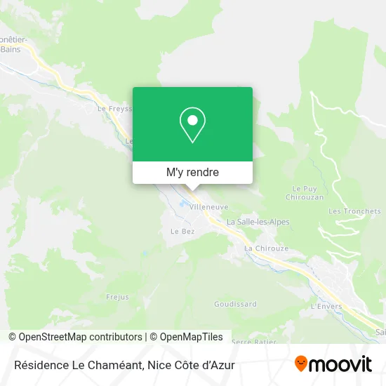 Résidence Le Chaméant plan