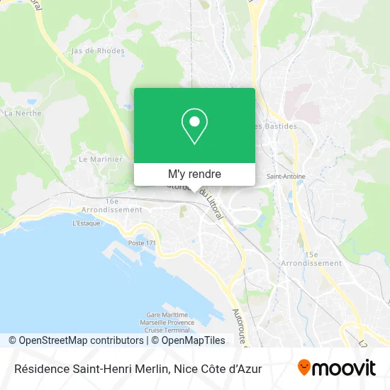 Résidence Saint-Henri Merlin plan