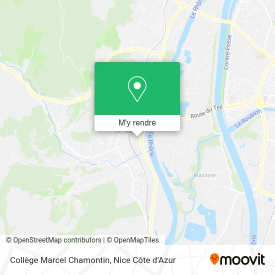 Collège Marcel Chamontin plan