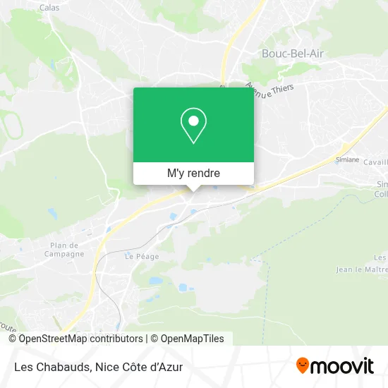 Les Chabauds plan