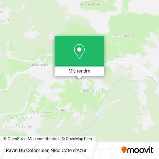 Ravin Du Colombier plan