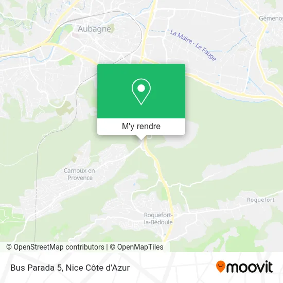 Bus Parada 5 plan