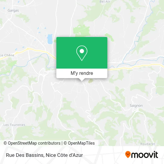 Rue Des Bassins plan