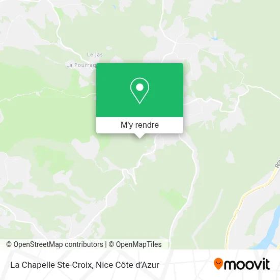 La Chapelle Ste-Croix plan