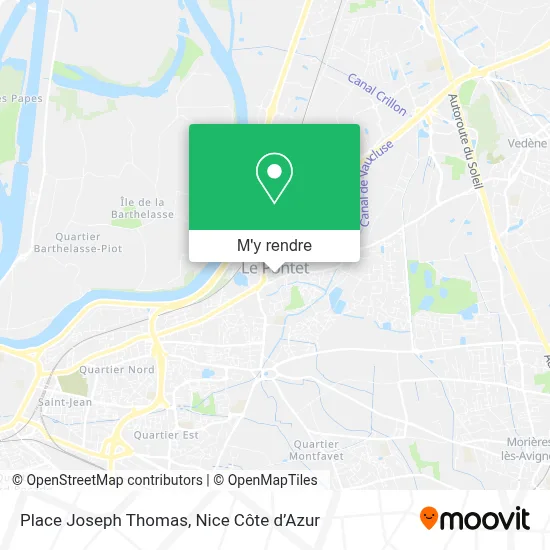 Place Joseph Thomas plan