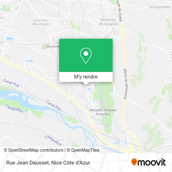 Rue Jean Dausset plan