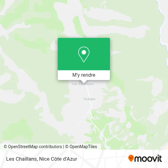 Les Chaillans plan