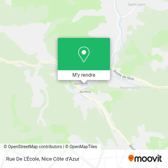 Rue De L'École plan