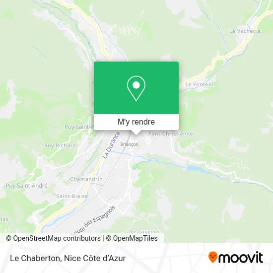 Le Chaberton plan