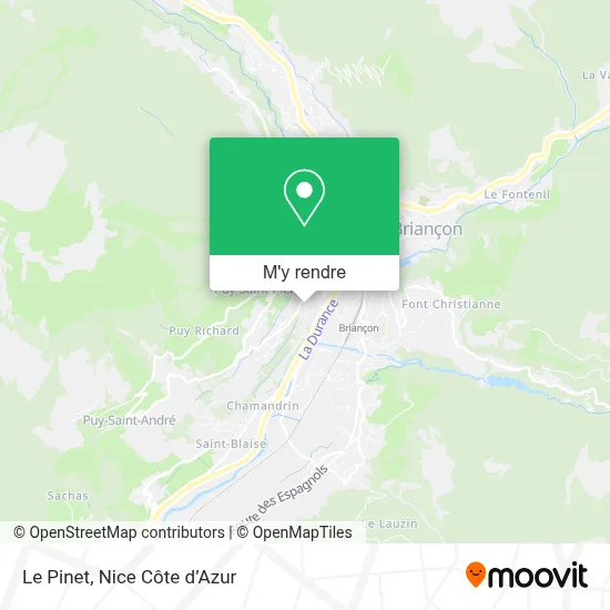 Le Pinet plan