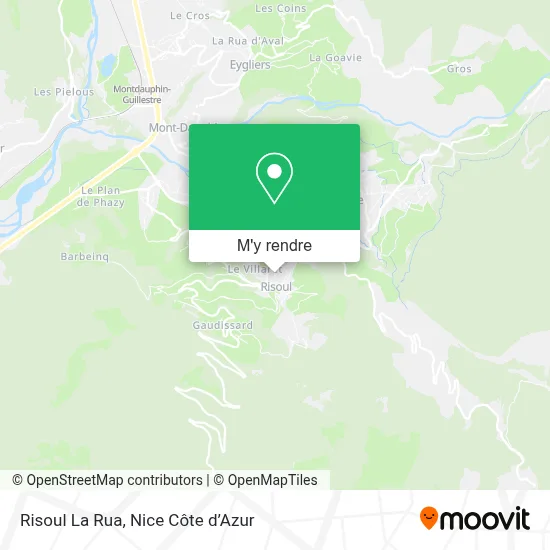 Risoul La Rua plan