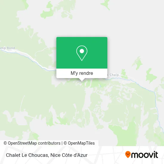Chalet Le Choucas plan