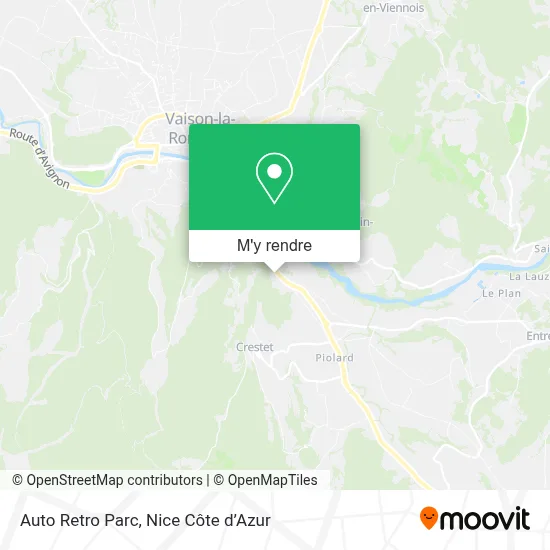 Auto Retro Parc plan