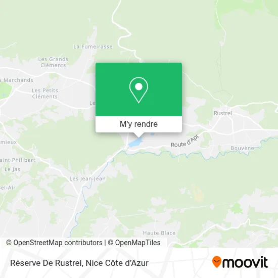 Réserve De Rustrel plan
