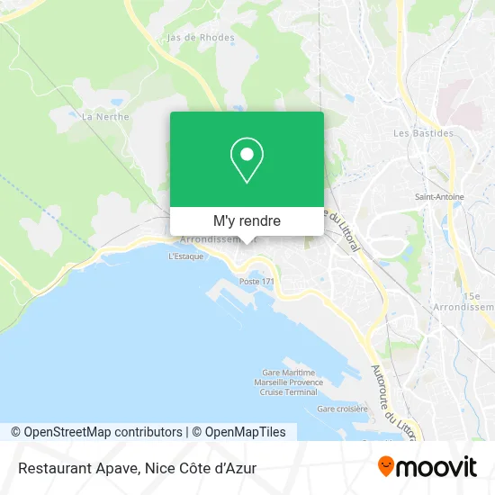 Restaurant Apave plan