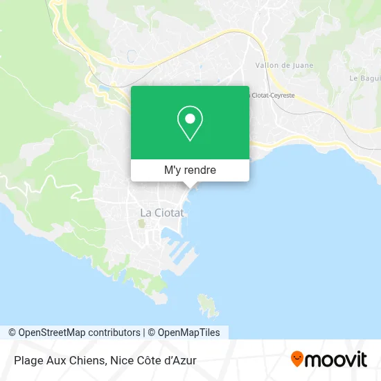Plage Aux Chiens plan