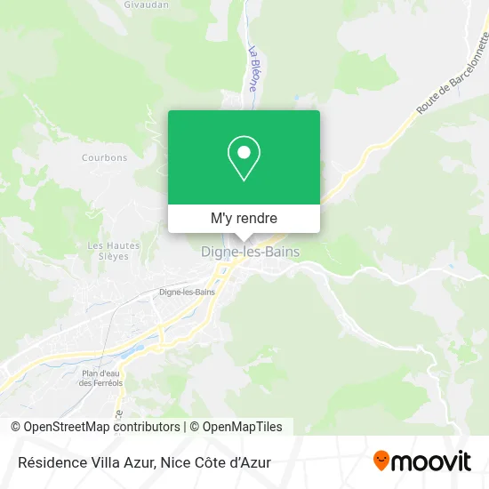 Résidence Villa Azur plan