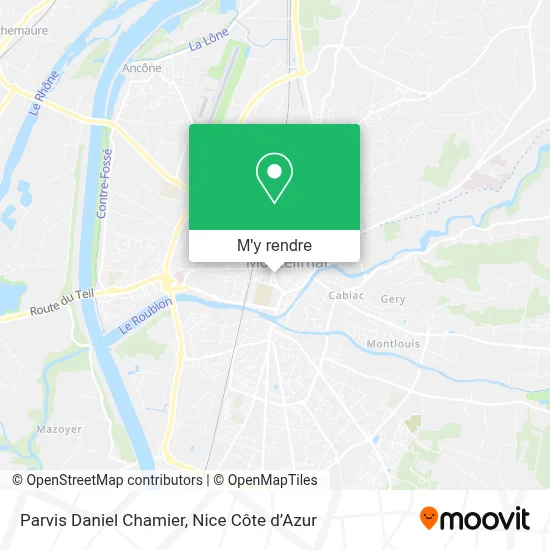 Parvis Daniel Chamier plan