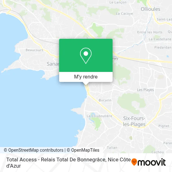 Total Access - Relais Total De Bonnegrâce plan