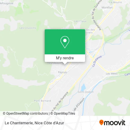 Le Chantemerle plan