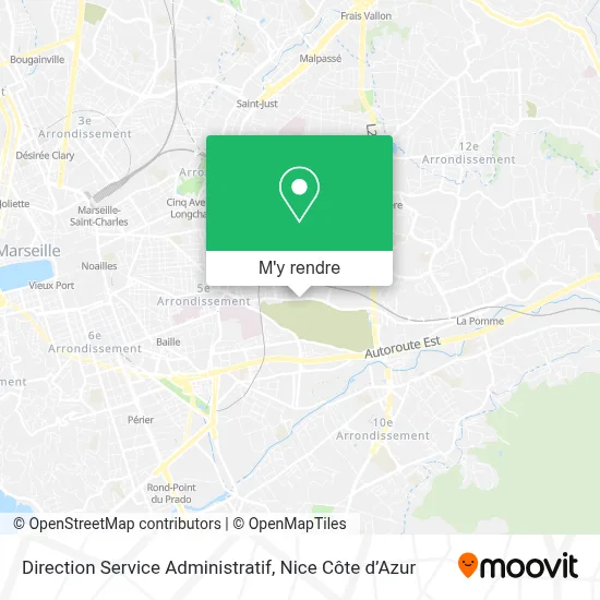 Direction Service Administratif plan