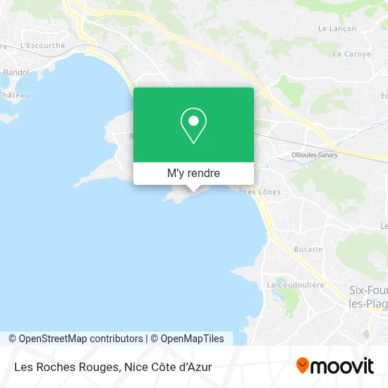 Les Roches Rouges plan