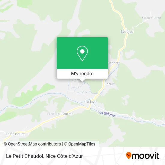 Le Petit Chaudol plan