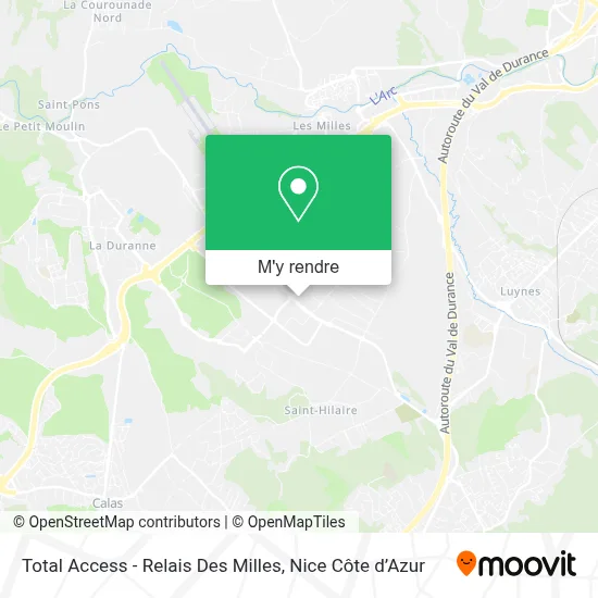 Total Access - Relais Des Milles plan