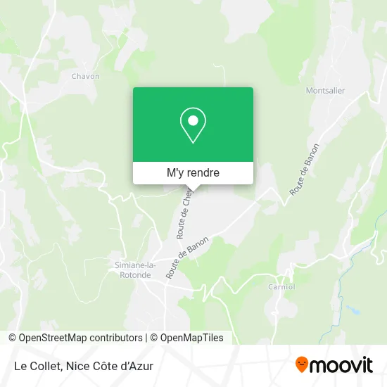 Le Collet plan