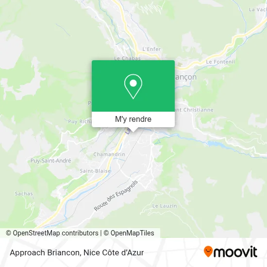 Approach Briancon plan