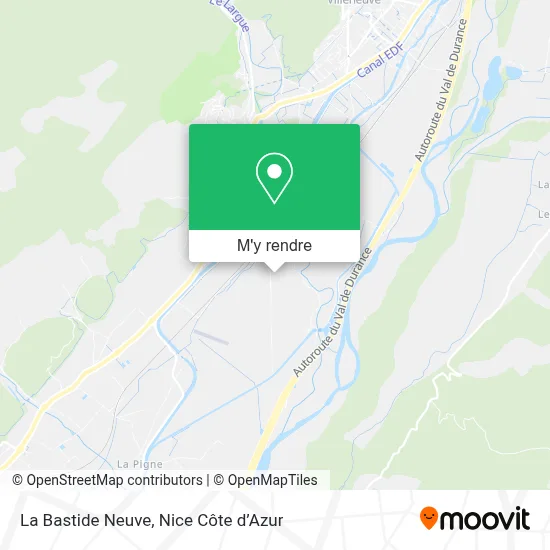 La Bastide Neuve plan