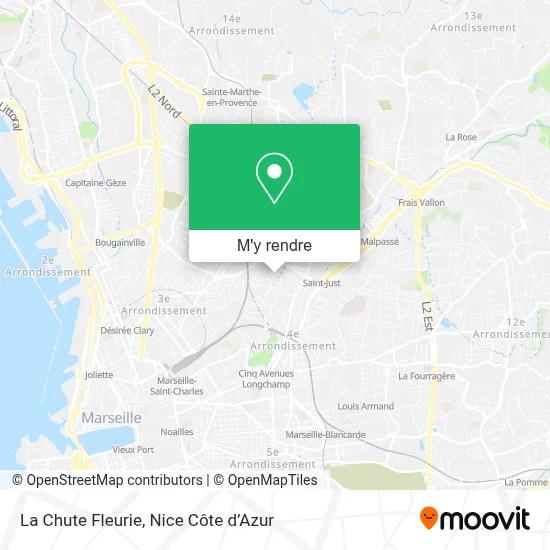 La Chute Fleurie plan