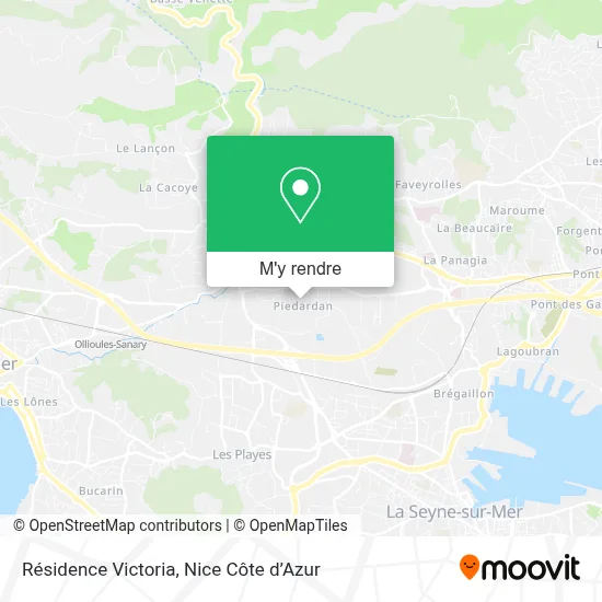 Résidence Victoria plan