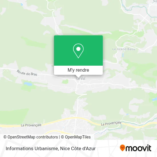 Informations Urbanisme plan