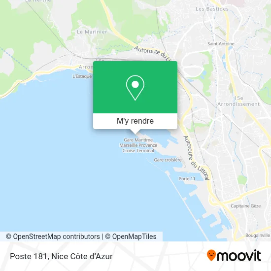 Poste 181 plan