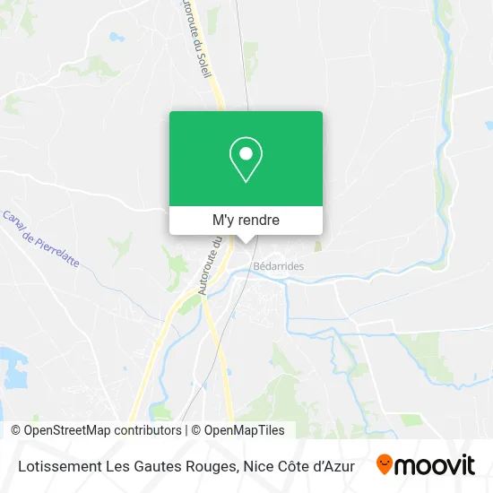 Lotissement Les Gautes Rouges plan