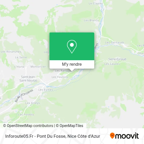 Inforoute05.Fr - Pont Du Fosse plan